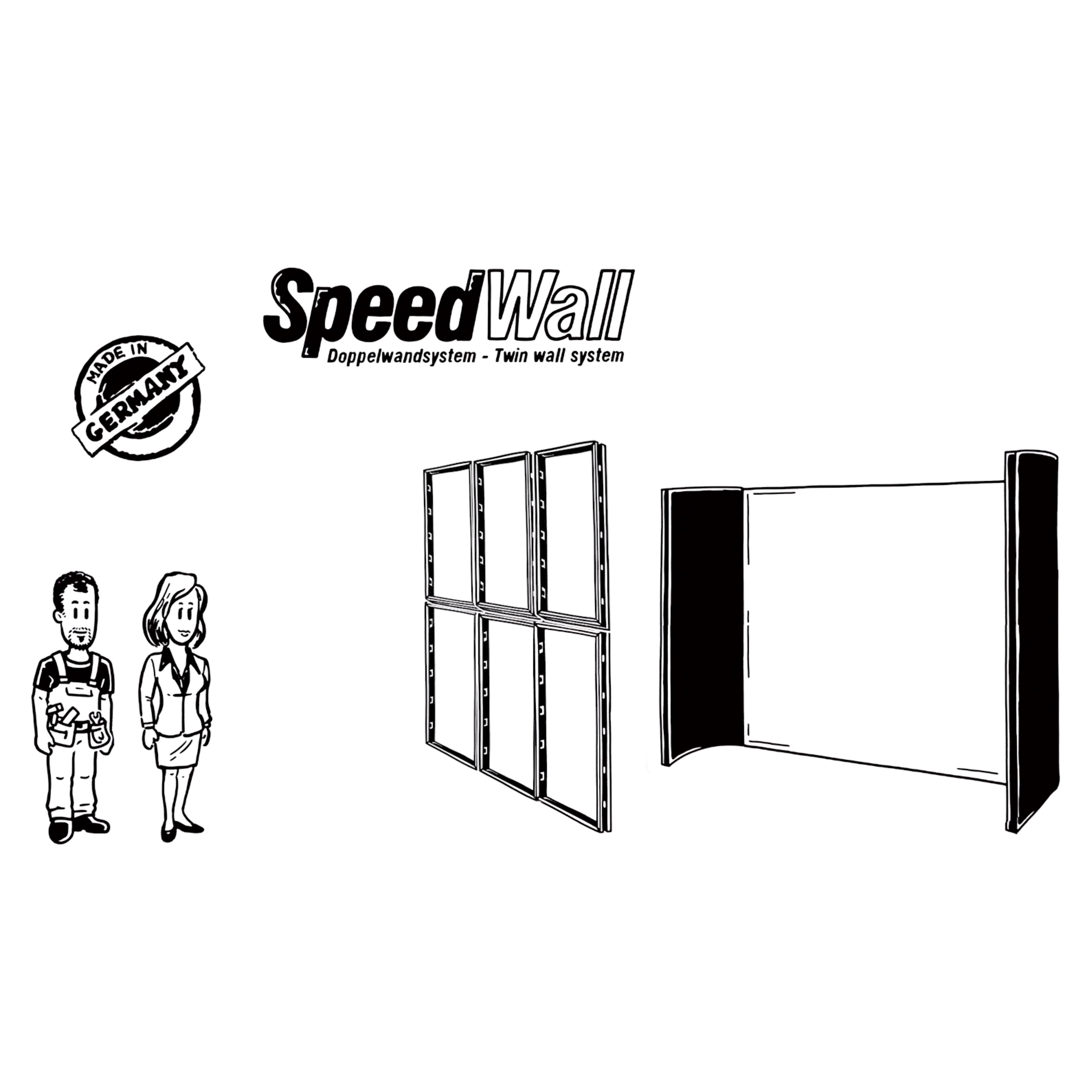 SpeedWall: die Wand für Event und Messe